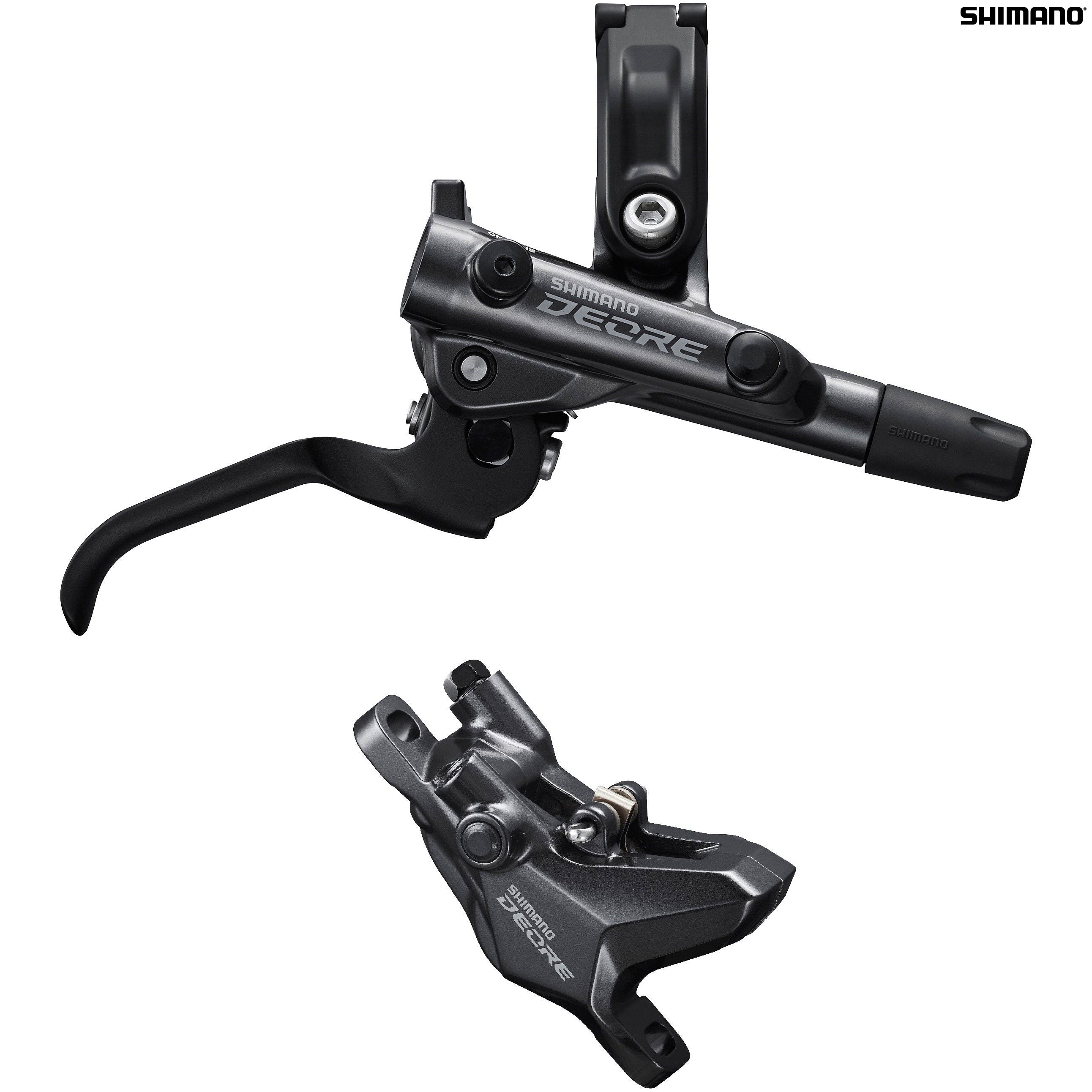 Shimano BR-M6100/BL-M6100 Deore bled brake lever/post mount 2 pot calliper