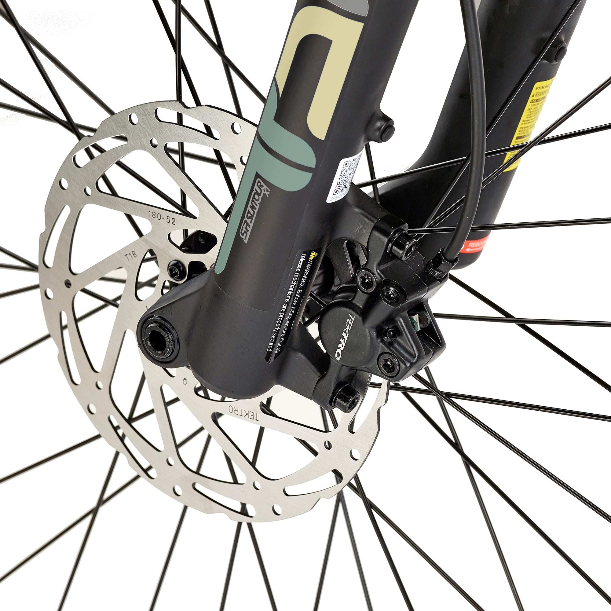 EZEGO Trail Destroyer II - Army Green Electric Mountain Bike 250w