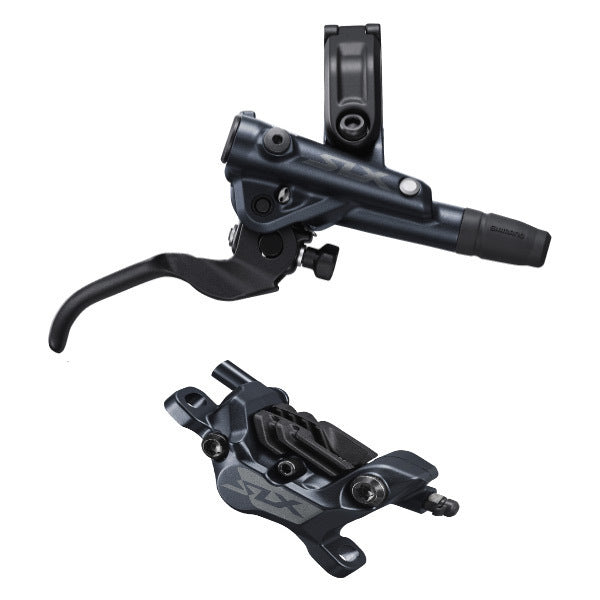 Shimano SLX BR-M7120/BL-M7100 4 pot bled brake lever/post mount calliper