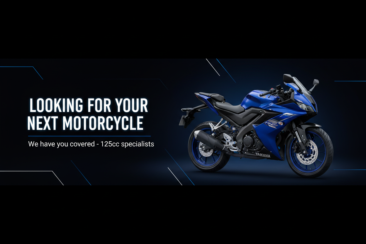 Motorcycle banner matching your style